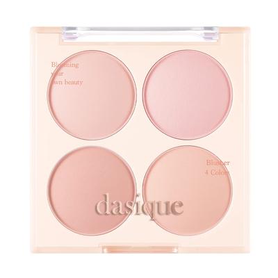 Official Daisyk Blending Mood Cheek Blending Mood Cool Palette Almond Cheek/Blusher Palette/4-Color Blusher/For Yellow/Cool Tones/Warm & Tones/Cheek