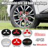 Autocolante Durabile Capac Centru Jantă Auto Accesorii Auto pentru Mitsubishi ASX Outlander Sport Lancer 9 Pajero Montero Triton YG2