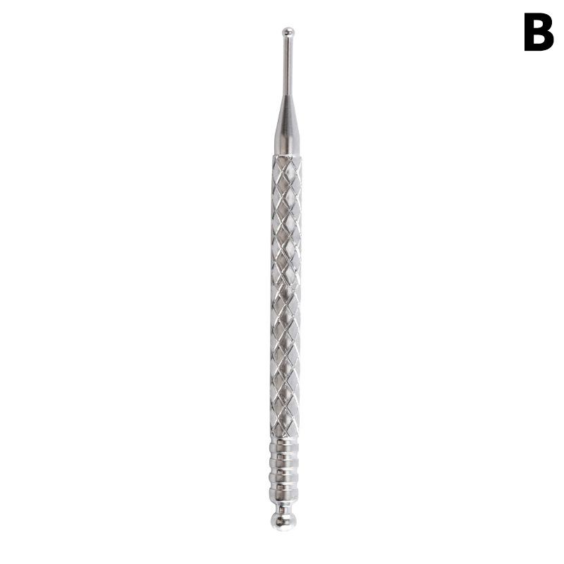 Stainless Steel Acupressure Pen Elastic Ear Acupoint Massage Stick Improve Eyesight Acupuncture Point Massager Relax Body