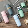 1pc Compact Travel Toothbrush Storage Box - Portable Storage Box with Toothpaste Container, Mouthwash Cup, and Sanitary Design