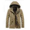 Winter Parkas Windproof Fashion Mens Military Parkas Coat Military Windproof Hooded Jackets Man Men Washed Cotton New 2026