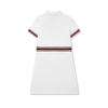 New FILA LifestyleWHITE Short Sleeved Dress Women's Standard White F51W523301F-WT