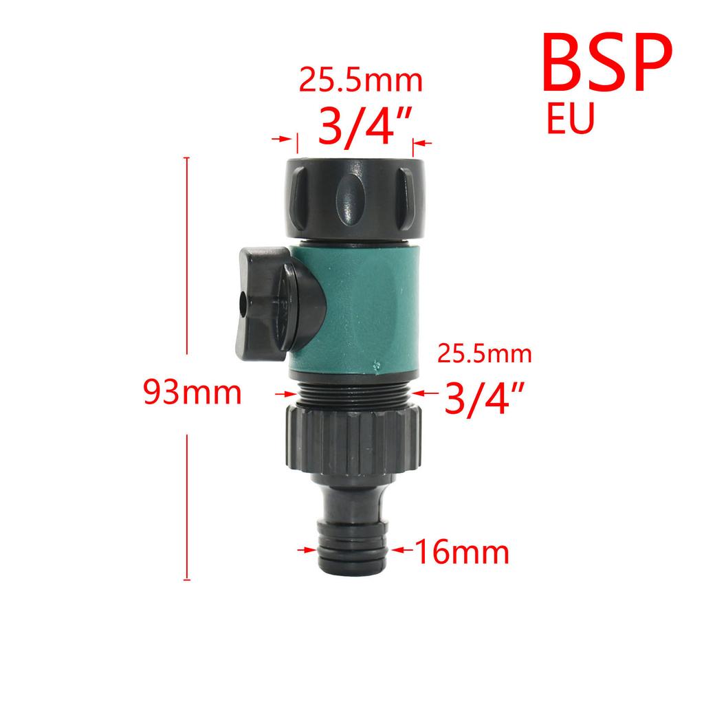 Garden 16mm Nipple Quick Connector Water Valve Garden Tap Car Wash Water Gun Connector Watering Hose Fittings