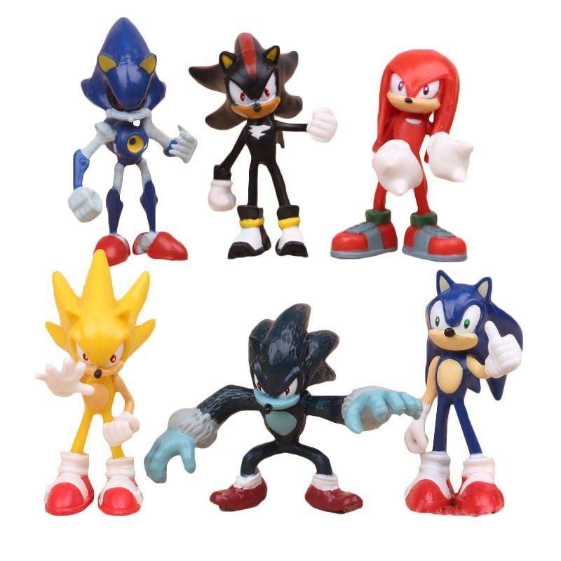 Sonic The Hedgehog Figuren PVC Sammlerstücke Ornamente für Kinder und Fans