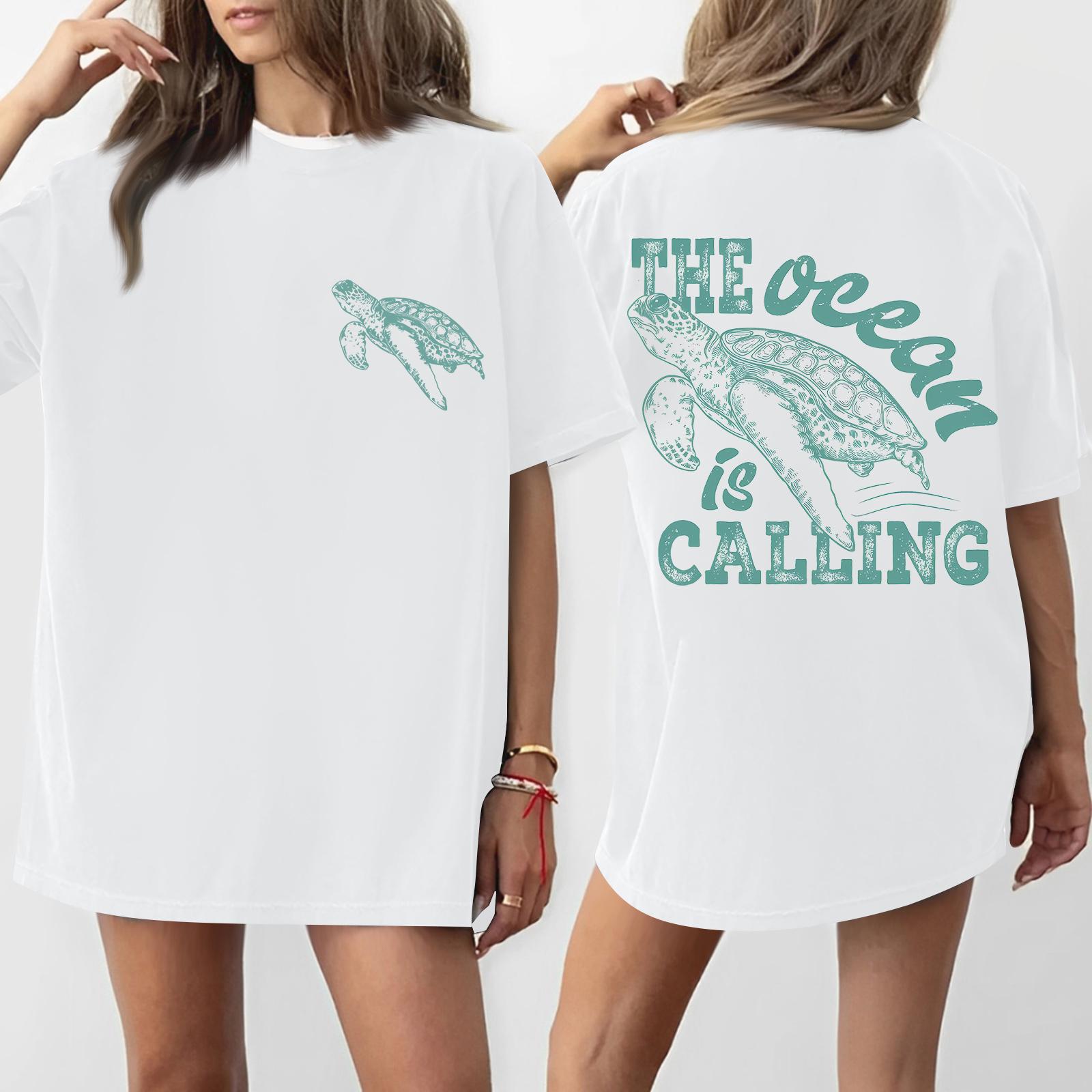 

Женская футболка с круглым вырезом и короткими рукавами с принтом XL белый