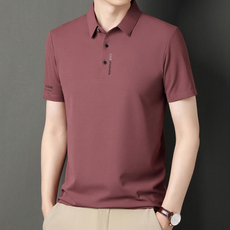 

Men’s Short Sleeve Polo Shirt Waffle Knit Casual 105/M хаки