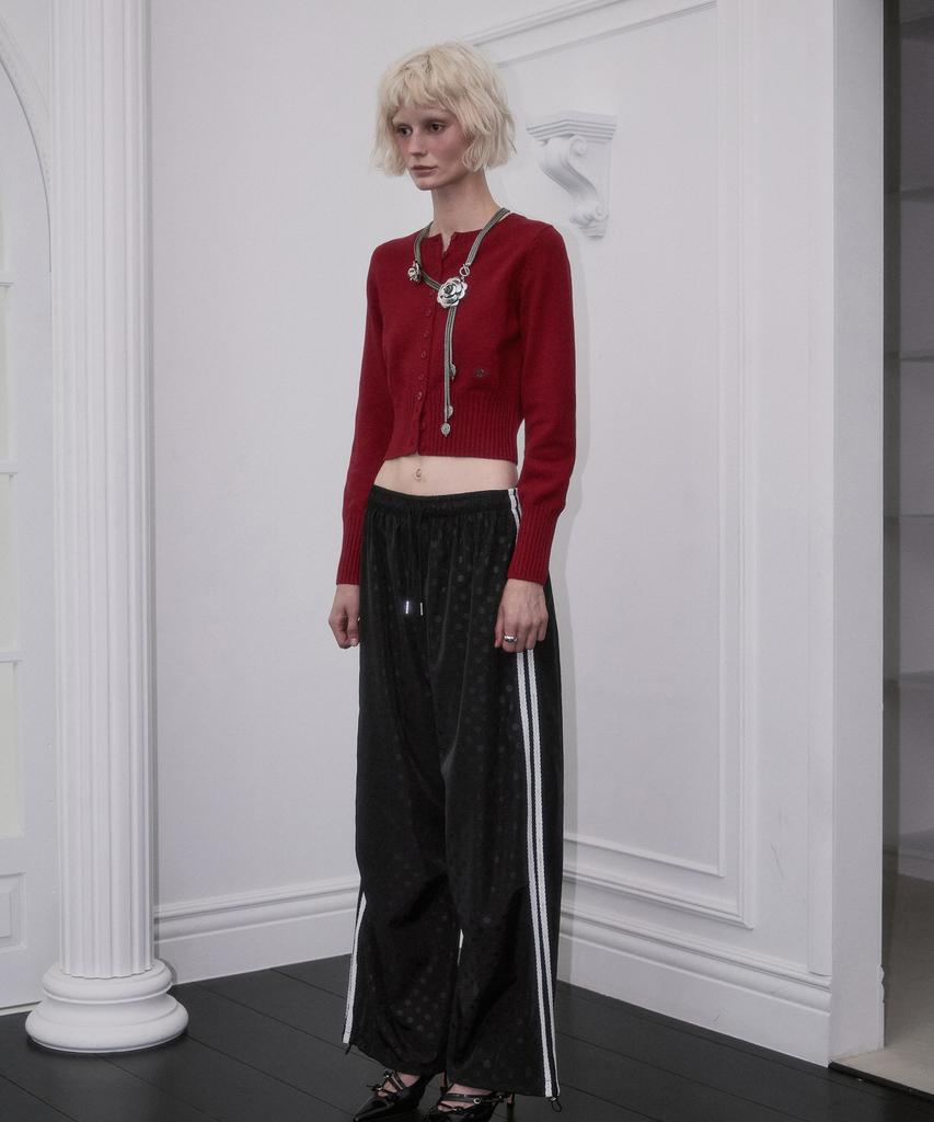 Rosefrantz Classic Knit Cardigan [Burgundy]