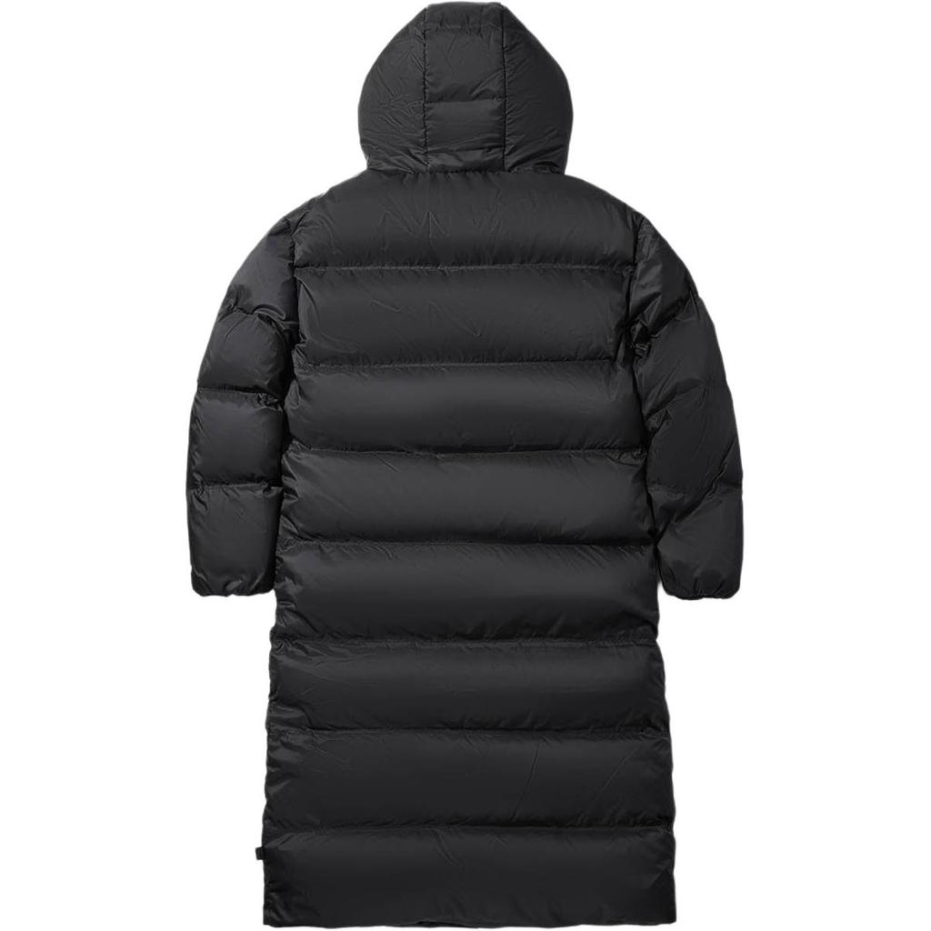 Li Ning Casual Loose Simple Hooded Zipper Long Down Jacket Unisex Outerwear AYMV721-1