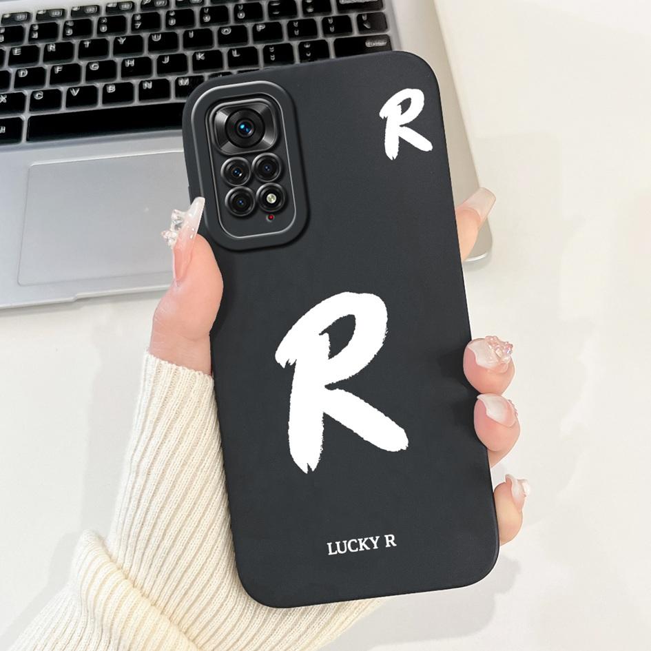 For Xiaomi Redmi Note 11S 4G Case Lovely Letters Soft Silicone Shockproof Phone Cover For Redmi Note 11 Pro Plus Note11 4G Funda