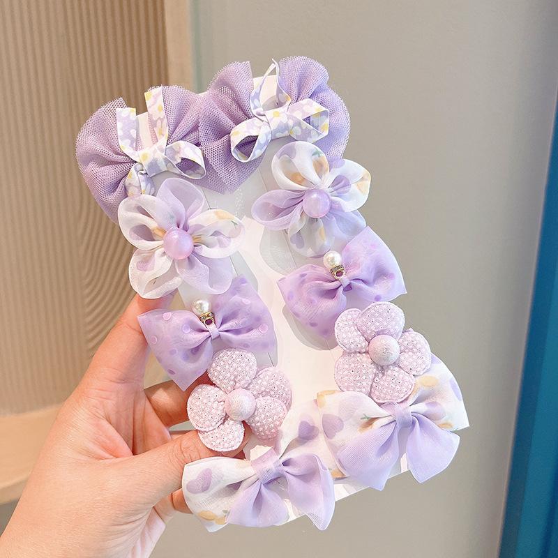 Korean Style Cartoon Hair Clips for Girls - Cute Princess Hair Accessories for Baby & Kids, Anti-Slip Baby Hairpins