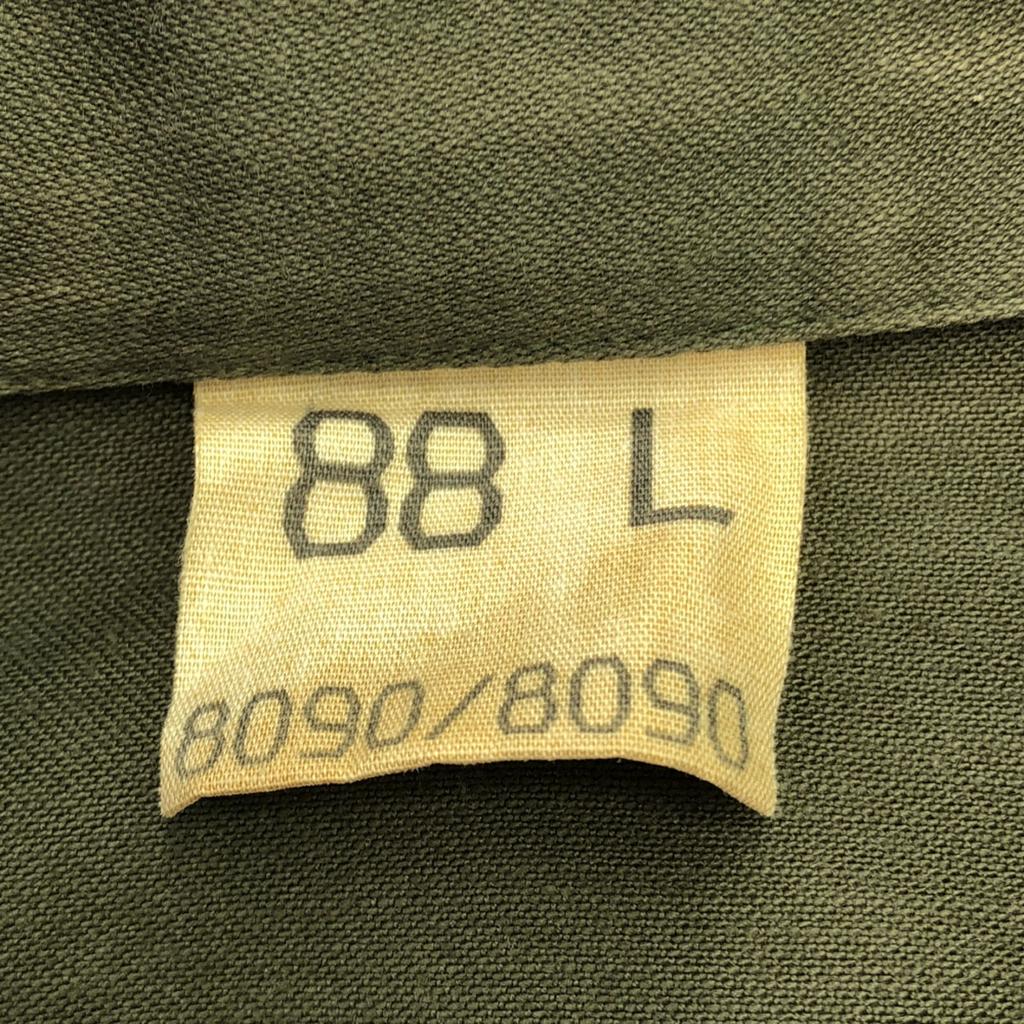 FRENCH ARMY 80s F2 Military jacket L khaki Field jacket Men's Used