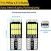 10PCS T10 W5W LED Bulbs 4014 26SMD Canbus 168 194 Signal Lamp White For Car Interior Parking Position Light Map Dome Light