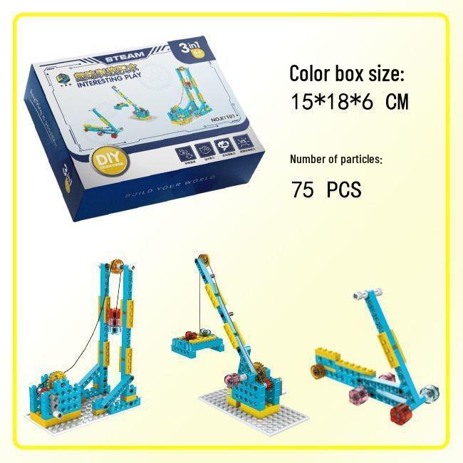 Lego-Compatible Programming Robot with Technic Building Blocks for Educational Play