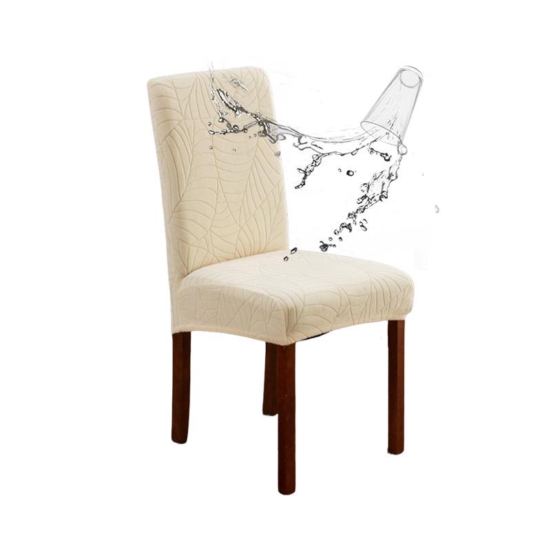 Waterproof High-Back Dining Chair Cover - Soft, Comfortable, Silky, Skin-Friendly Fabric