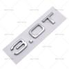 Suitable for B A3A4A5A6A7Q3Q5Q7 logo, displacement label, 2.0T, 1.8T, 3.0T logo car sticker emblem