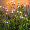 Solar Firefly Ground Plug Lights: Decorative Outdoor String Lights for Garden, Lawn, and Courtyard
