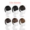 Ladies Wigs Bangs Headbands One-piece Covering White Invisible Seamless Wig Piece Top of the Head Reissue