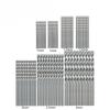 60Pcs/set Titanium-plated Twist Drills  Drill Bits, Open-hole Drilling Straight Drilling Round Shank Small Twist Drill Combination