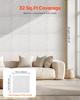3D Wall Panels 12-Pack 19.7x19.7'' PVC 32 Sq.Ft Coverage Wave Matte White