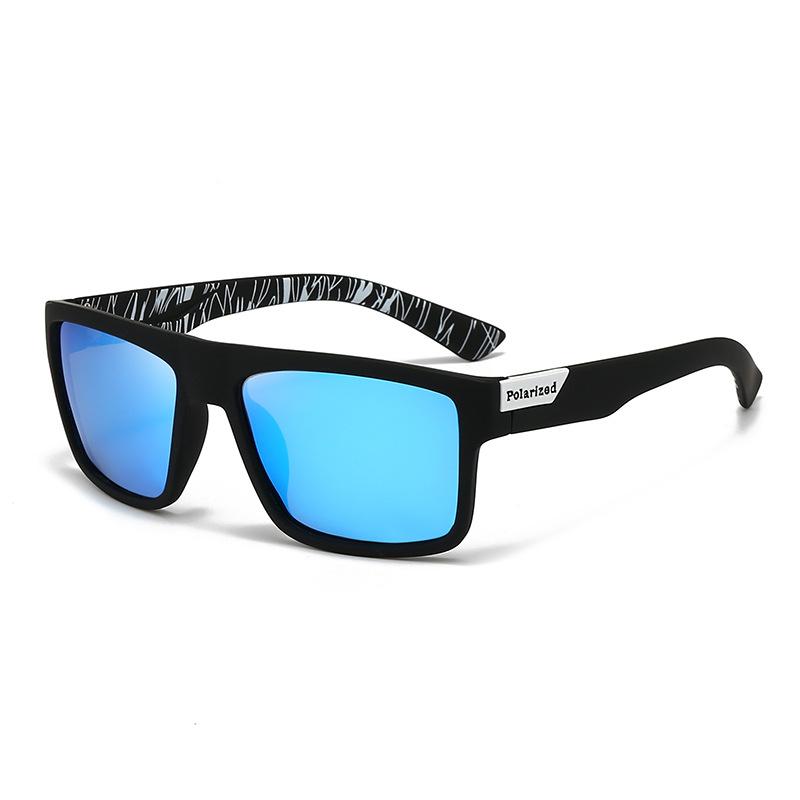 Polarisierte Herren-Sonnenbrille, Hochwertige Sonnenbrille mit großem Rahmen, UV-Schutz, Outdoor-Fahrbrille.