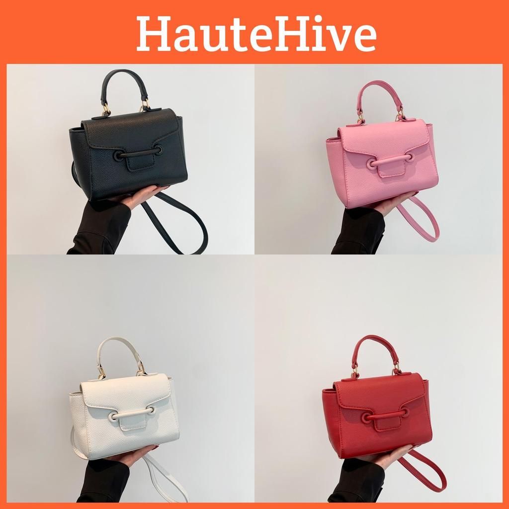 Fashionable Casual Handheld Small Bag For Women 2024 New Korean Style Minimalist Crossbody Bag With Quality Pu Material