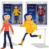 Coraline Sammlerpuppe Regenmantel Version NECA | Auf Lager Sofortversand Weihnachts- & Feiertagsgeschenk Dekoration Die Geheime Tür Cora