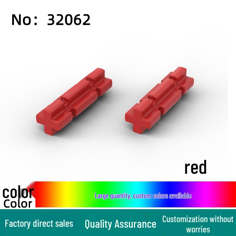 

Axle Pin Small Particles 32062 - 2L Slotted Cross Axle Building Blocks & Action Figures Toys 0.1kg (approx. 400 pcs) красный