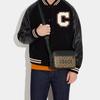 Coach Graham 23 Classic Monogram Print Zipper Closure Leather PVC Shoulder Crossbody Bag Medium Men Bags Khaki Green CE638-QBV3D