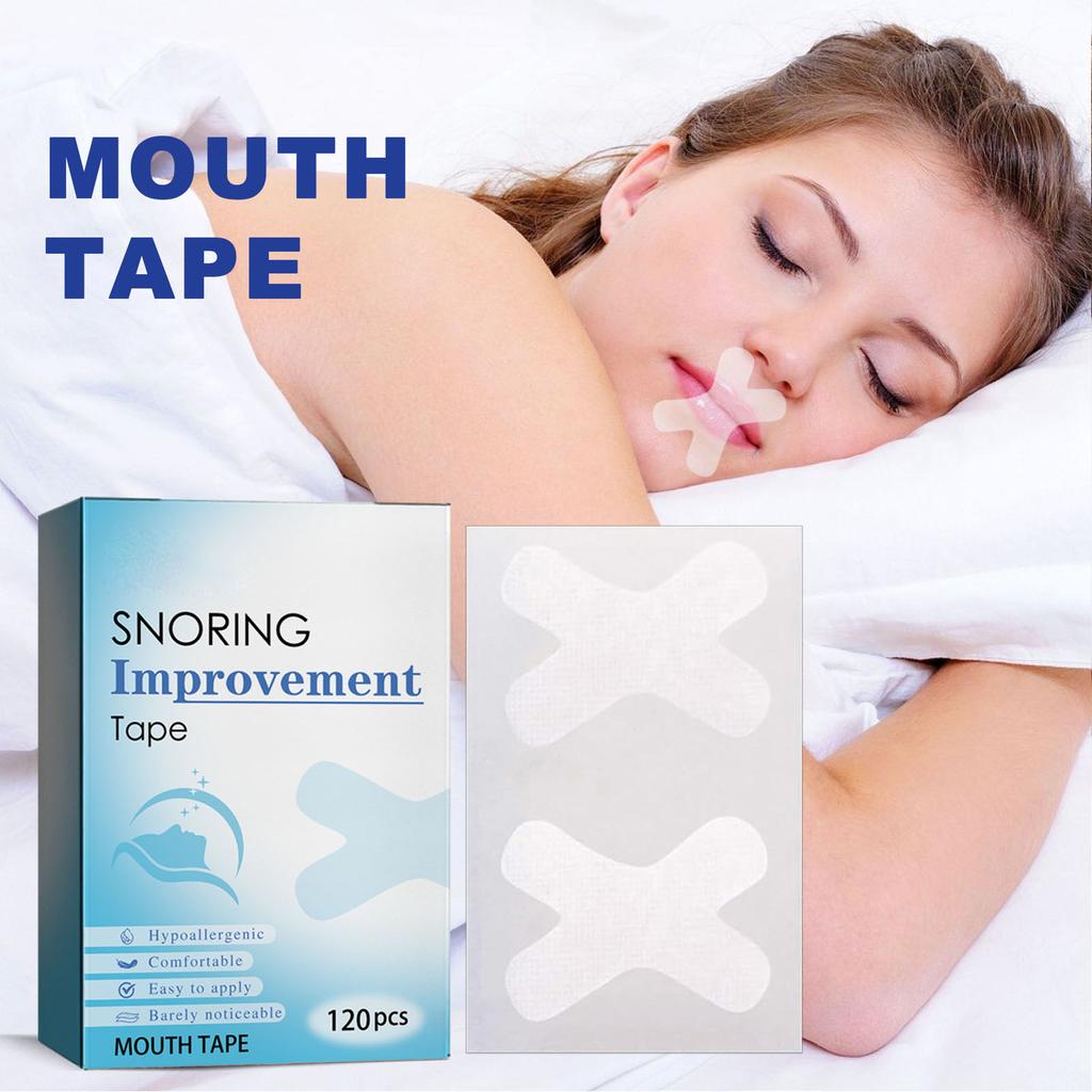 240pcs Mouth Sleep Tape Reduce Snoring Avoid Mouth Breathing Mouth Strips for Night Use