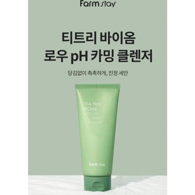 Farm Stay Tea Tree Biome Zklidňující čisticí přípravek s nízkým pH 180 ml
