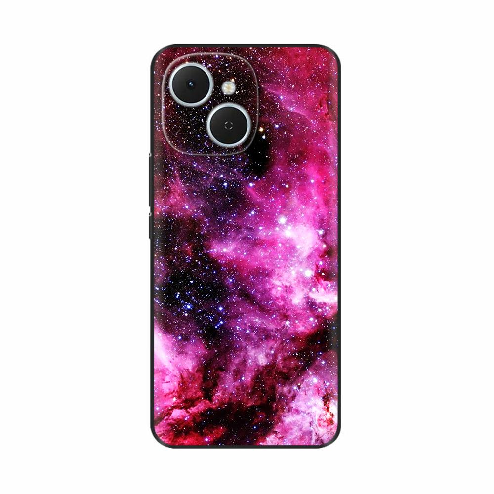 For Tecno Spark 40C Case Flowers Soft Silicone TPU Phone Cases For Tecno Spark 40C Shockproof Cool Wolf Flowers Protective Cover