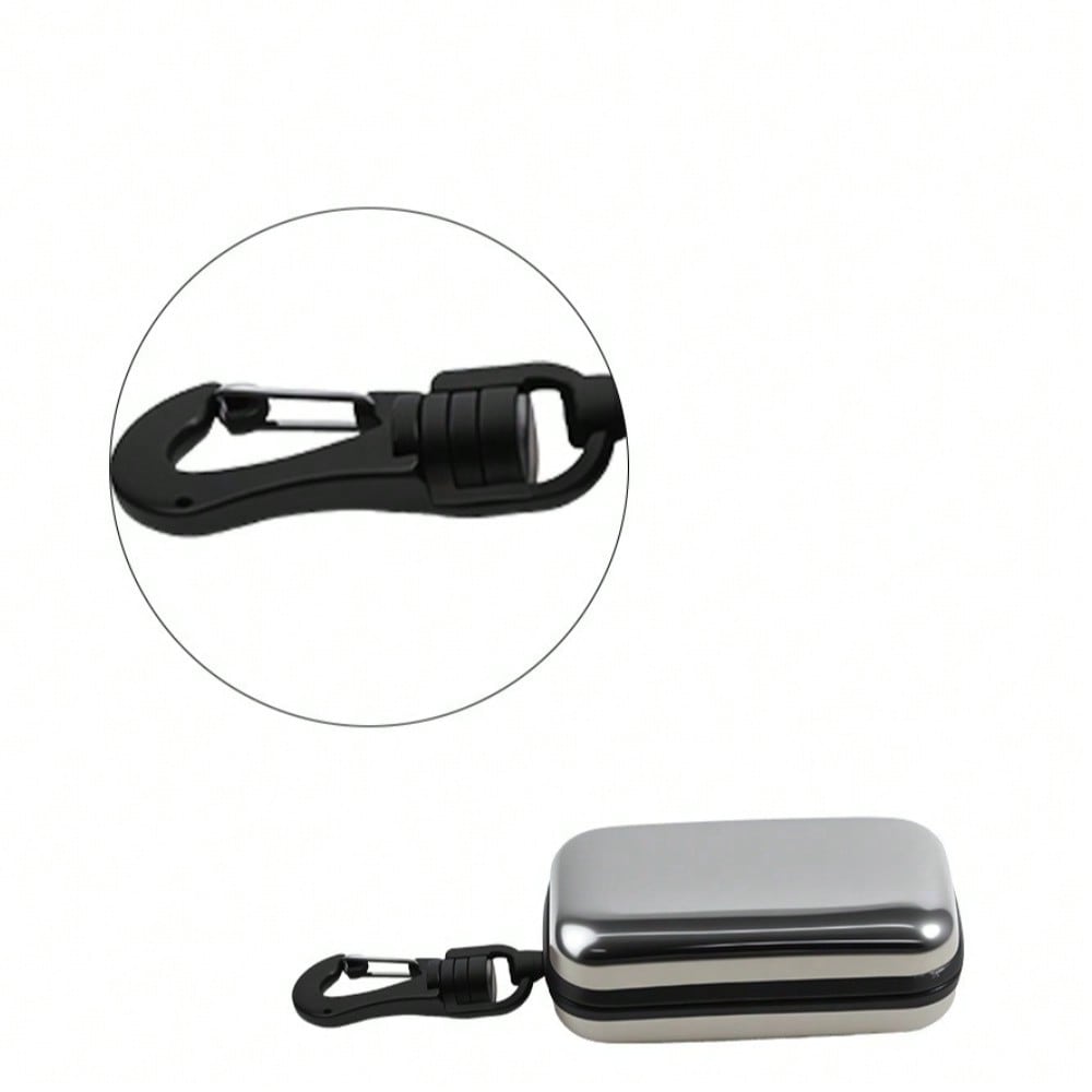 Folding Reading Glasses Glasses Case Men's Portable Pressure-resistant Hookable Glasses Storage Box