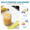 Easy Portable Jar Key Opener Great for Kids and Arthritis Non-slip Plastic Jar Lid Opener Bottle Cap Beer Open Cap