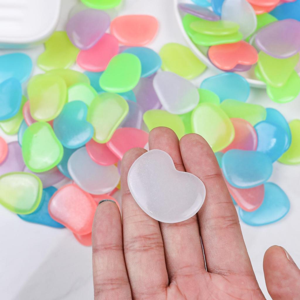 4cm Luminous Glow Pebbles for Garden, Fish Tank, Bonsai, and Decorative Landscaping