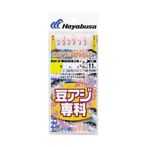 Hayabusa Bean Horse Mackerel Real Ami Shrimp Rainbow 1-0.6 HS380-1-0.6 No. 1