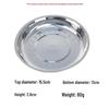 Food-Grade Stainless Steel Multi-Purpose Plate: Ideal for Soup, Dinner, Fruit, Steaming, and Household Use.