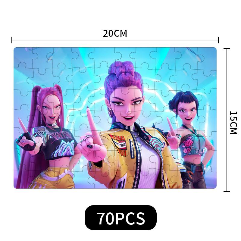 Nuevo kpop Caza de Brujas Puzzle Cazadores de Demonios Rumi Juguete Ensamblado Modelo Puzzle Regalo