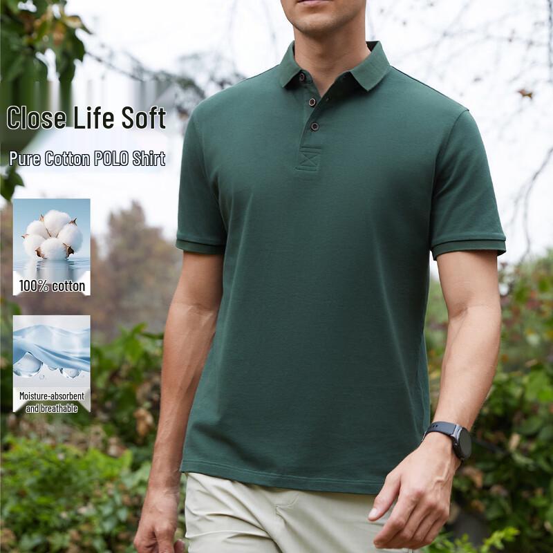 POLOMEISDO Men s Pure Cotton Short Sleeve Polo Shirt 3XL