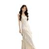 Polka Dot Dress Women's Early Summer Good-looking French Suspender Long Dress, Don't Pinch the Waist Small Skirt