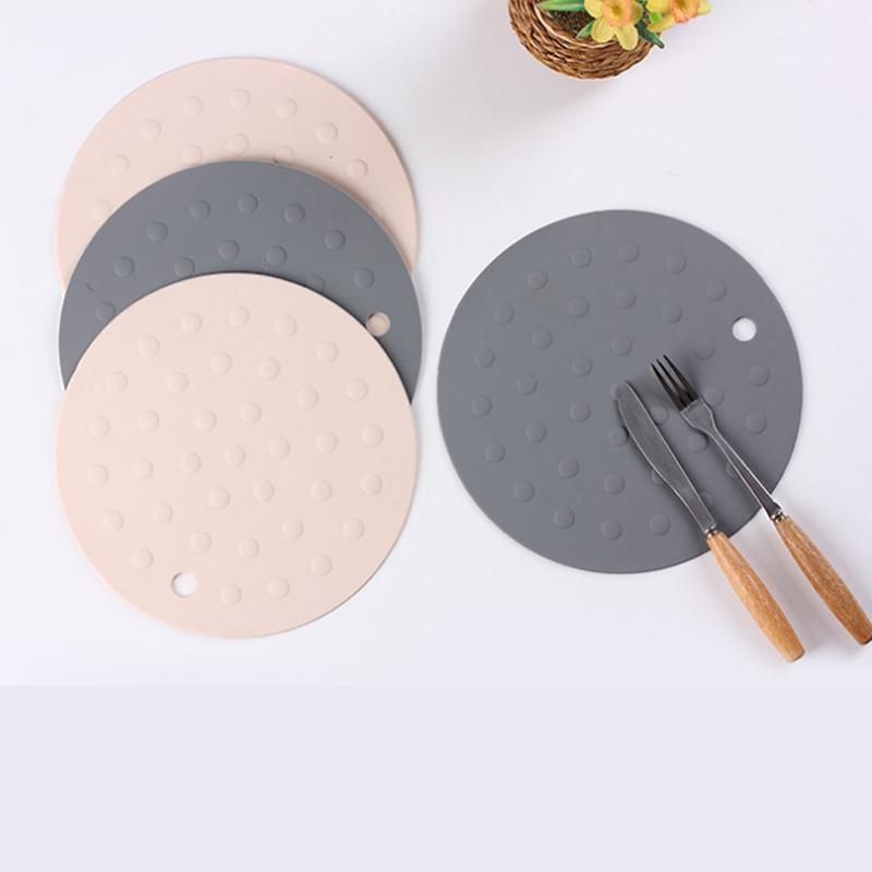 Buy Hot Placemat Silicone Mat Cup Round 1 PC Table Placemat Kitchen