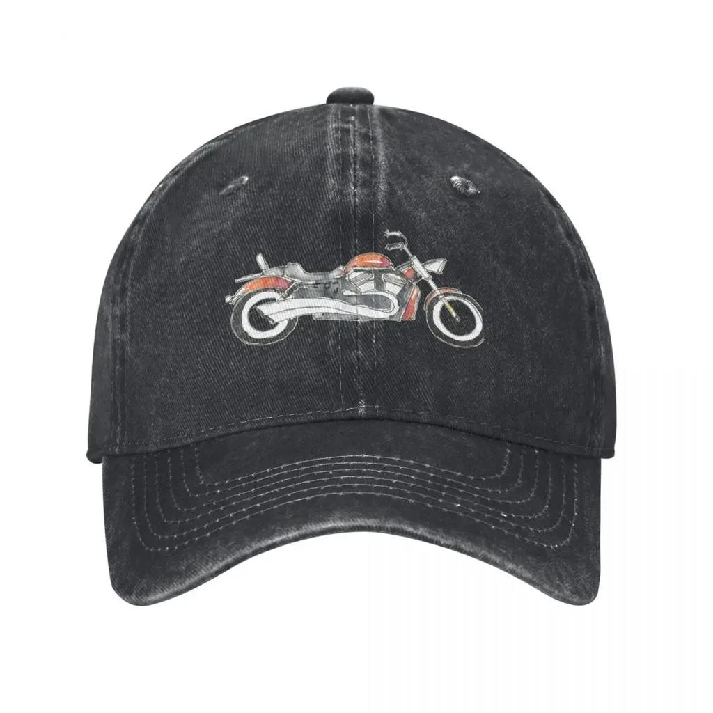 Bike Chopper Baseball Cap Fishing Caps Unisex Sunhat Beach Outing Hiking Hat Women Beach Fashion Unisexs