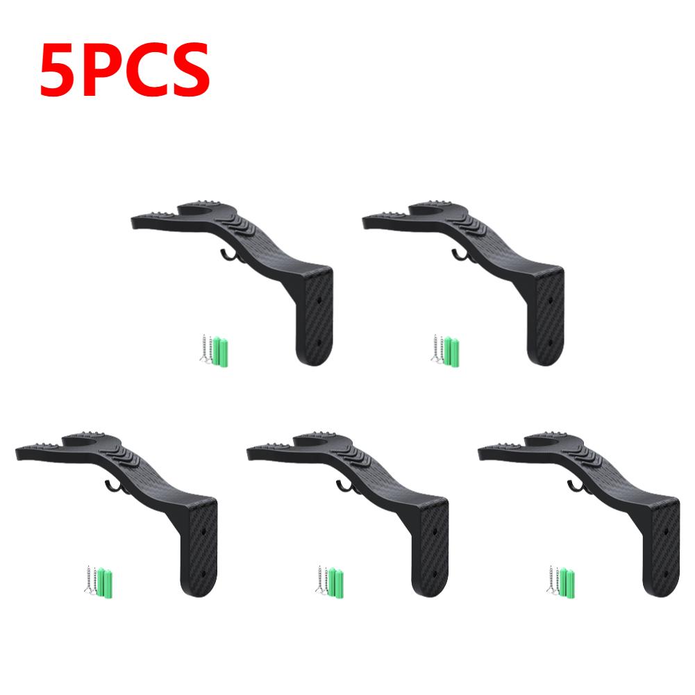 5-1PCS Home Luggage Jacket Holder Kitchen Cabinet Shelf Wall Mount Hooks Helmet Display Hanger Stand Wall-Mounted Storage Holder