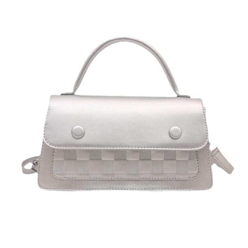 Fashionable Checkered Women's Bag New High quality Niche Crossbody Bag Fashionable Commuter Shoulder Bag Small Square Bag