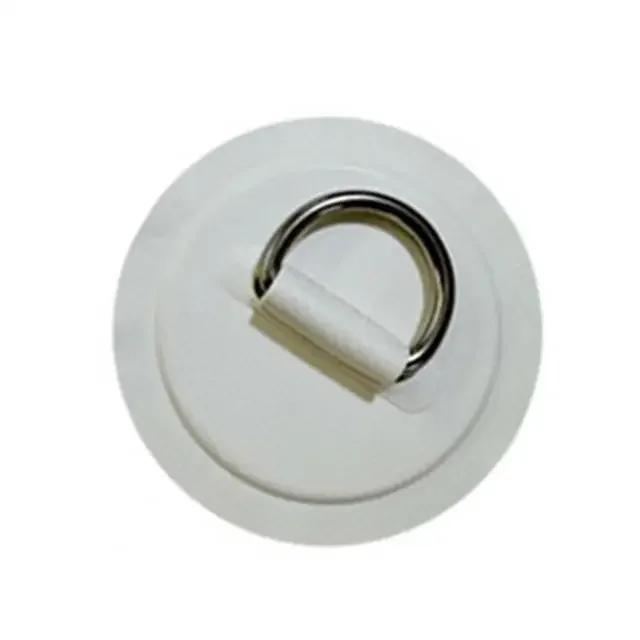 1PC Surfboard Dinghy Boat PVC Patch Stainless Steel DRing Pad Deck Rigging Rope Ring Buckle Kayaking Inflatable Boat Accessories