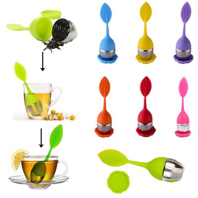 Teesieb Für Gewürzfilter Teebeutel Teeblatt-Infuser Teegeschirr Schickes Teesieb Kräuterwerkzeuge Zubehör Teemacher Für Teefilter