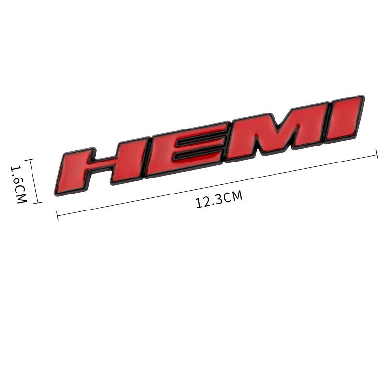 Car Front Grille Emblem Body 3D Hemi Sticker  for Dodge RT RAM Jcuv Nitro Caliber Viper Dakota Journey Caravan Charger Durango