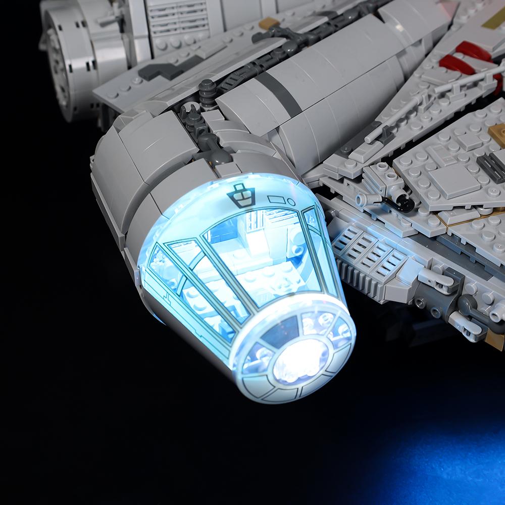 DIY LED Lighting Kit For Lego 75192 Millennium Falcon™ Light Kit Building Block Toy Decoration Adjustable Lighting Accessories