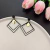 Jewelry Temperament Long Matte Pendant Earrings Korean Wild Sequins Geometric Earring Female Elegant Statement Earrings
