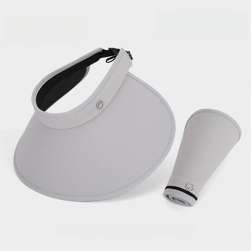 Polyester Sun Hat With Large Brim And Wraparound Flap For Outdoor Summer Sun Protection