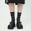 METAL STRIPE SOCKS_black stripe